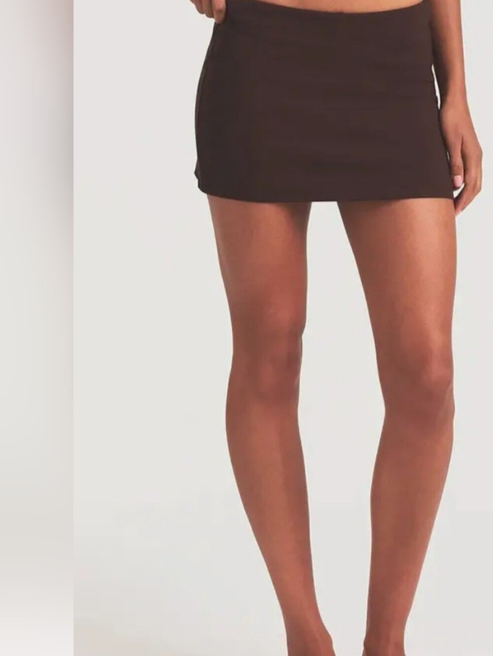 SKIMS Outdoor Skort Black Cotton Blend Mini Skirt Shorts Size Medium Athletic